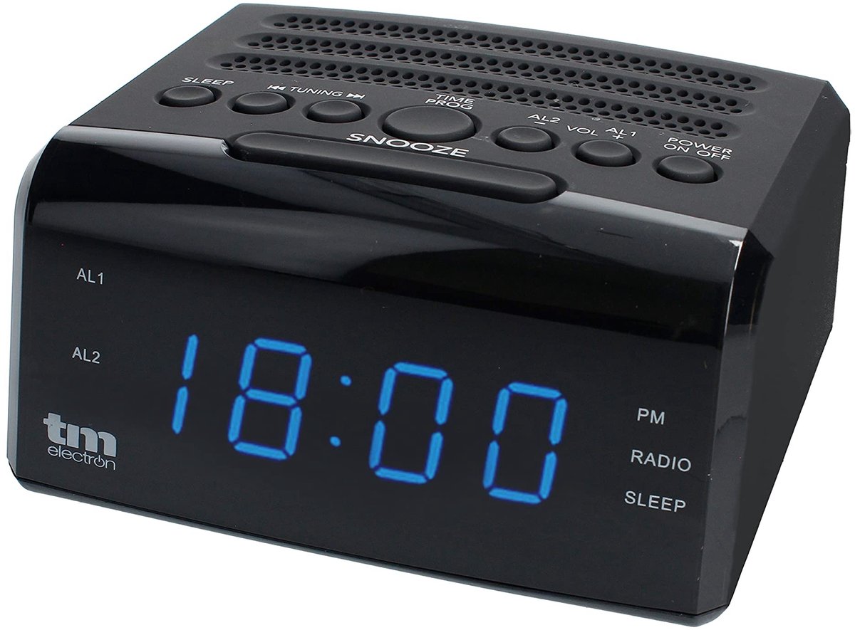 Solidchoice - Digitale Radio Alarmklok met SNOOZE-functie