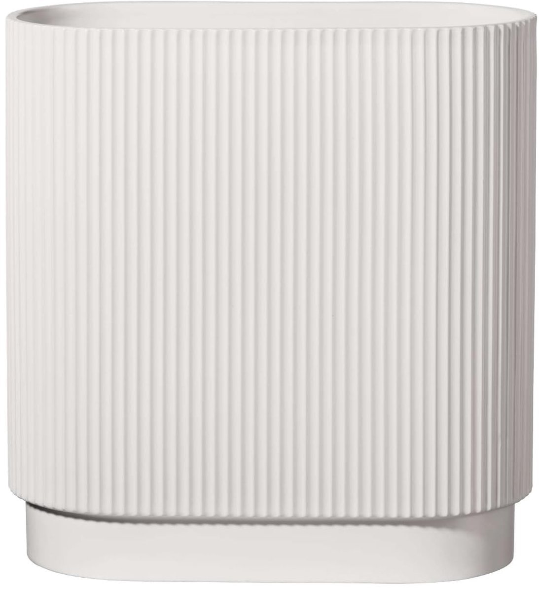 Solidchoice - Art deco vaas van porselein in wit