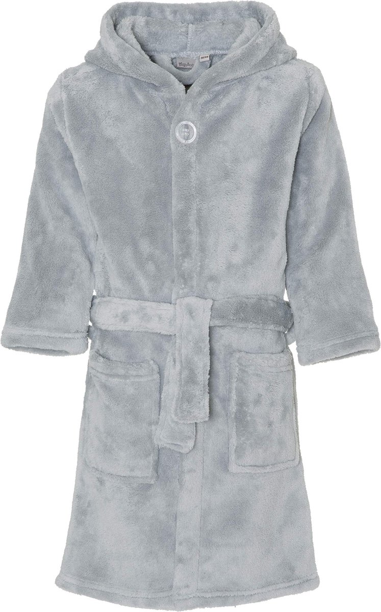 Solidchoice - Unisex Fleece Badjas voor Kinderen met Capuchon