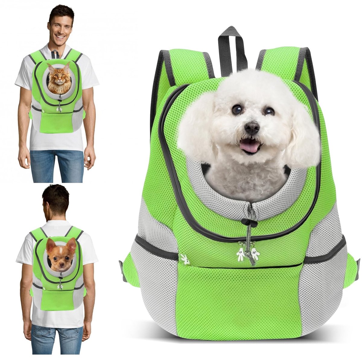 Solidchoice - Rugzak voor Huisdieren, Draagbare Pet Carrier voor Kleine en Middelgrote Honden