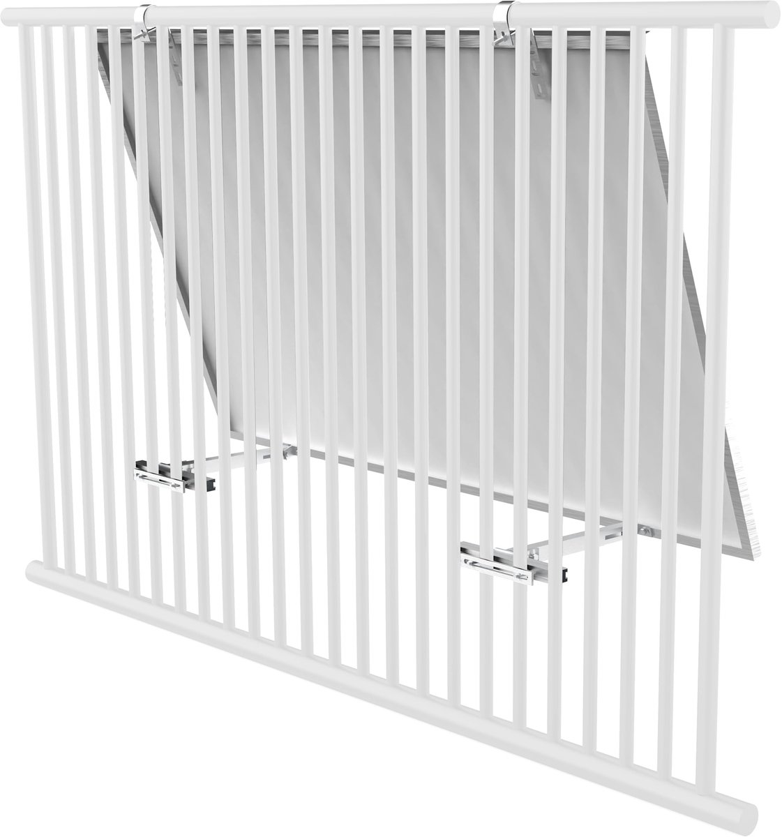 Solidchoice - Solar Paneel Houder voor Balkon, Robuust Aluminium