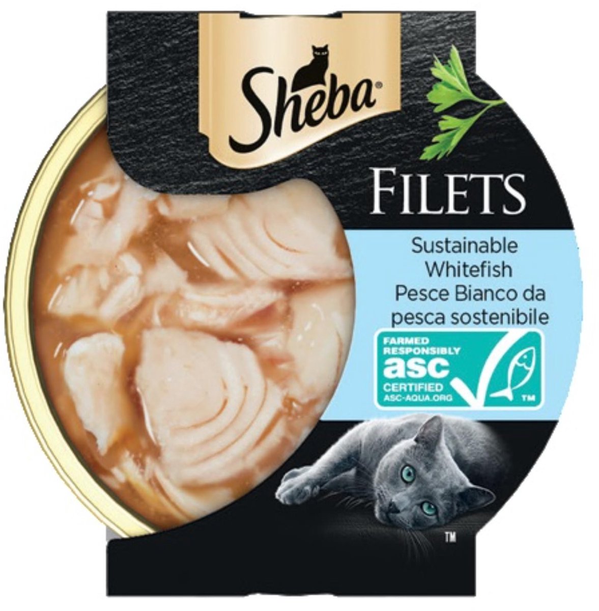 Solidchoice - Fillets Natvoer voor Katten met Witte Vis, 32 Bakjes