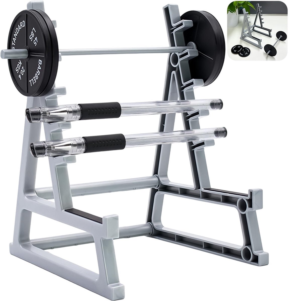 Solidchoice - Squat Rack Penhouder voor Bureau