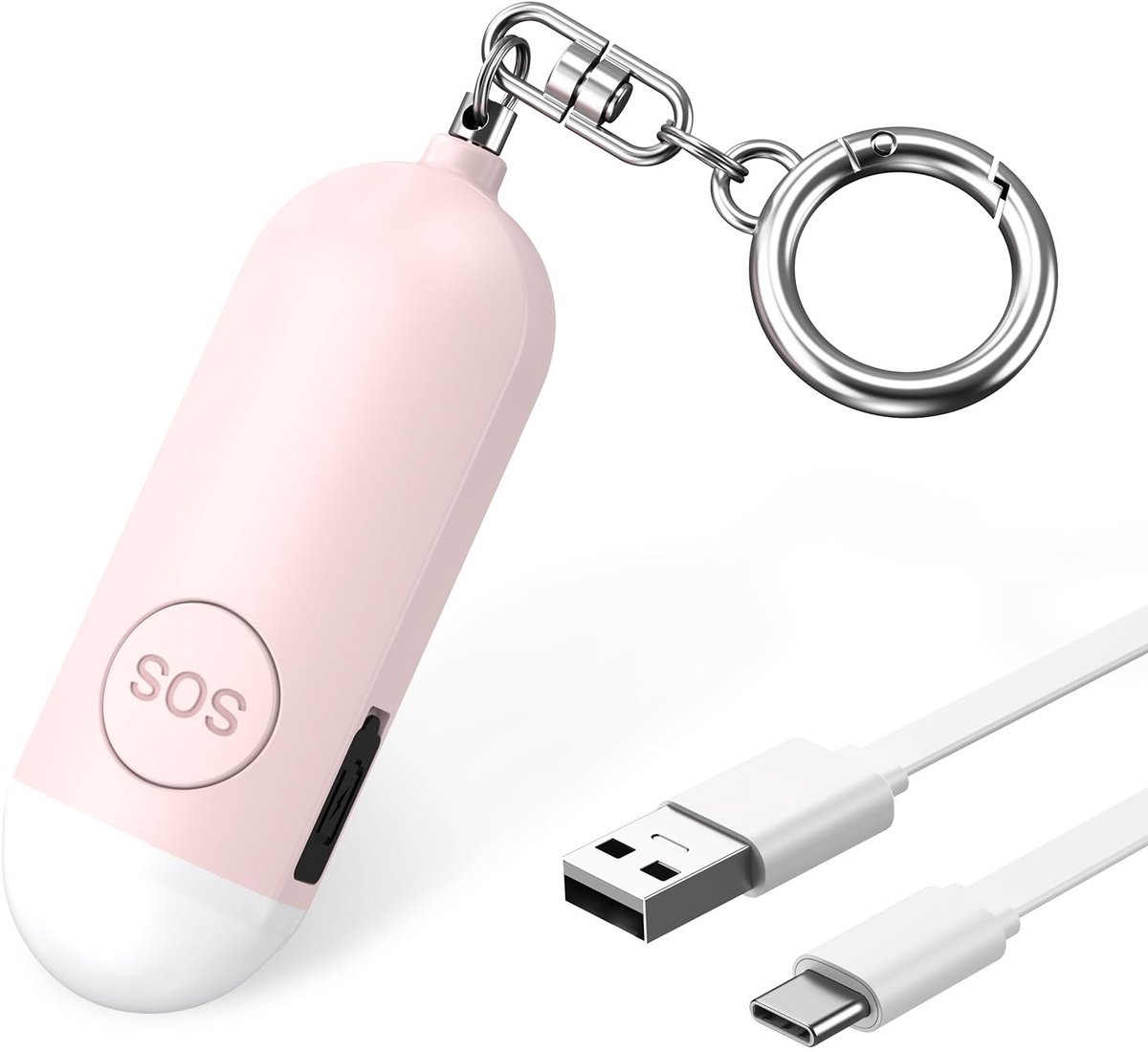 Solidchoice - Persoonlijke Alarm met Strobe LED en 130dB Sirene