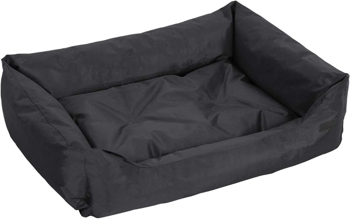 KIRA® Hondenkussen - Comfortabel Hondenbed & Hondenkussen - Hondenmand Wasbaar - Zwart - 100cm x 70cm x 28cm