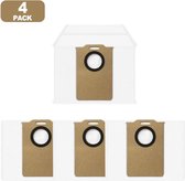 Stofzuigerzakken Geschikt voor de robotstofzuigers Mova, Trouver E20 Plus, Proscenic Q8 Max en Honor Choice R3 Plus/Plus, 3,5 liter, automatische lediging, vervangingszakken (verpakking van 4).