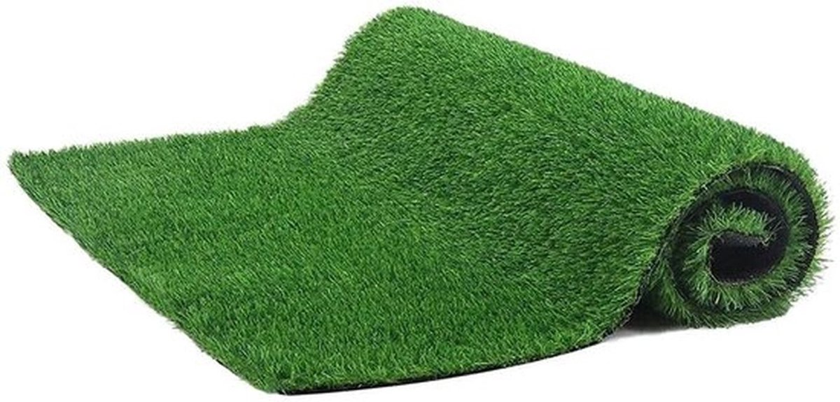 Kunstgras 1x2m - Duurzaam - Antislip - UV-bestendig - Decoratie - Veelzijdig gebruik - Grasmat