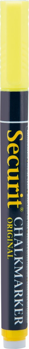 Securit® Original krijtstift met ronde punt in geel