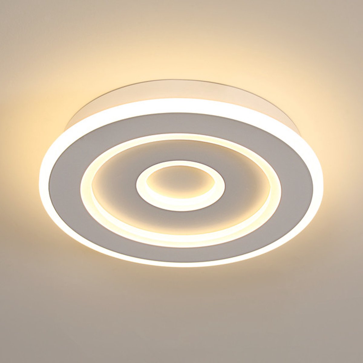 Riserva LED Plafondlamp Wit - 28W - 3000K Warm Wit - 3150lm - Ultradunne Ronde Plafondlamp voor Woonkamer, Slaapkamer en Keuken