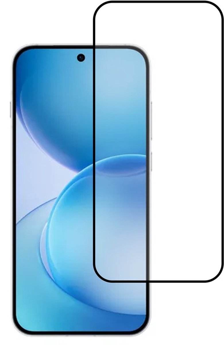 Coverup Screen Protector - Geschikt voor OPPO Reno16 / Reno16 Pro Screen Protector - Coverup Full-Cover 9H Tempered Glass - Zwart