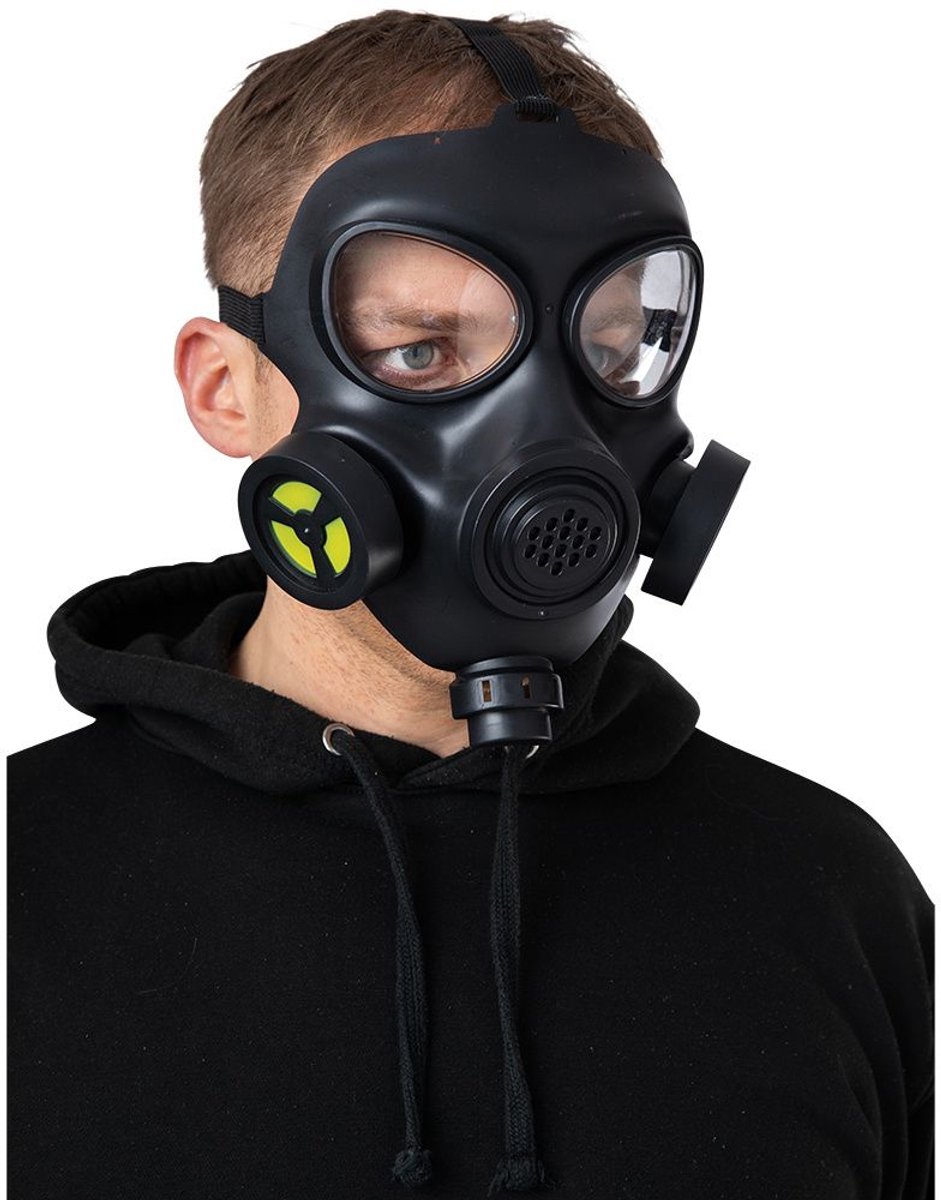 Stoer zwart gasmasker Ruud