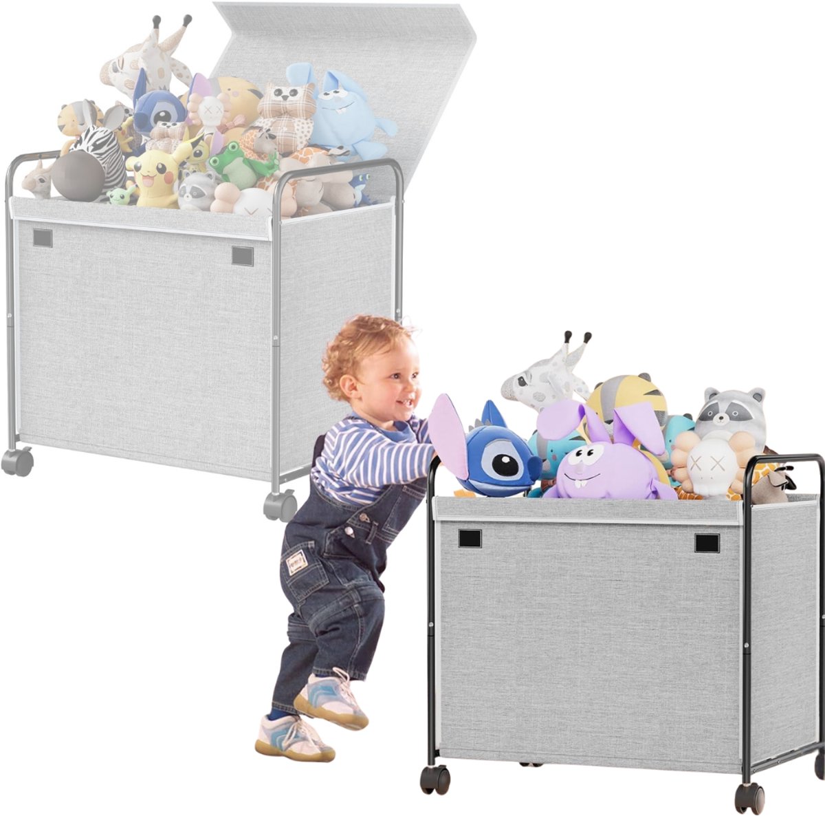Zavio® Speelgoedkast - Speelgoedkist - Opbergkast voor Kinderen