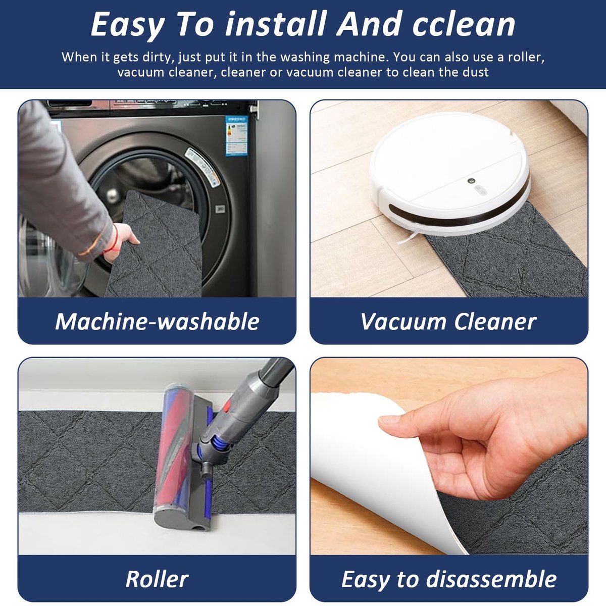 Solidchoice - Set van 15 Antislip Trapmatten voor Binnen