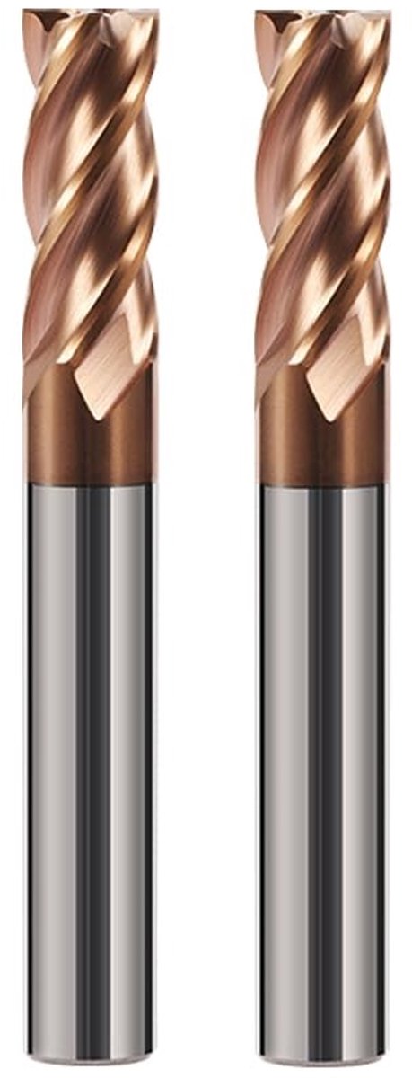 Solidchoice - Tungsten Carbide Frees Cutter voor Metaalbewerking (3 x 50 mm, 4 Fluiten)