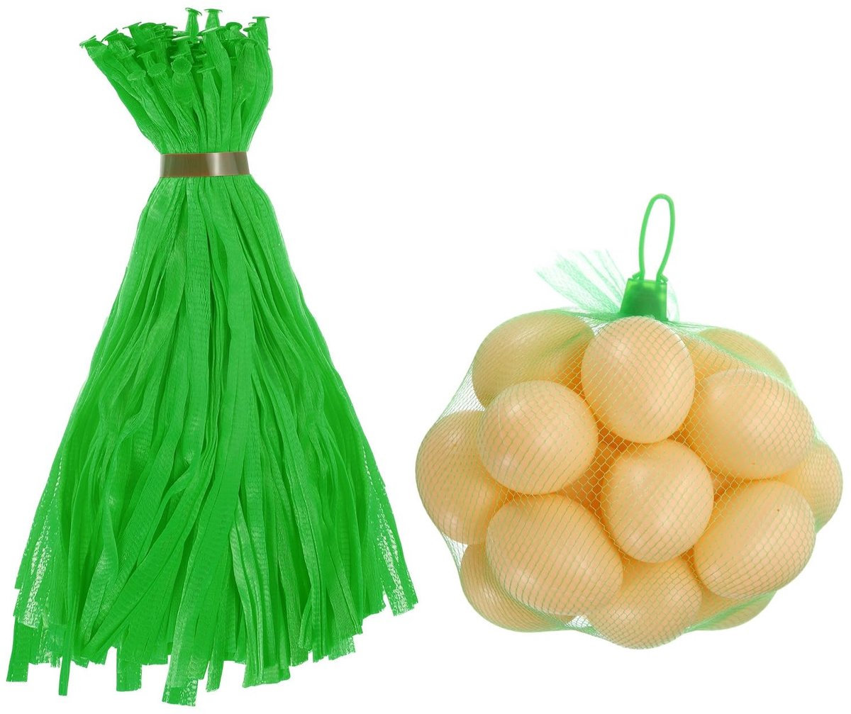 Solidchoice - Herbruikbare Netzakken met Sluiting voor Boodschappen