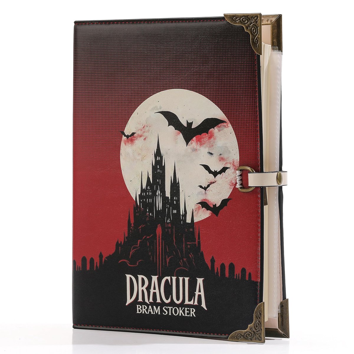 Solidchoice - A5 Notitieboek met Uniek Dracula Ontwerp