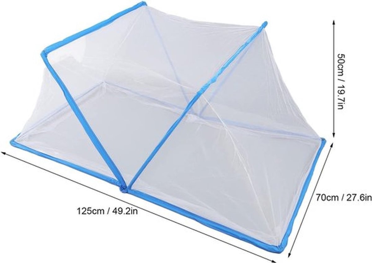 Muskietennet 127x68x50 cm opvouwbaar gaas tent voor bed reizen zomer camping
