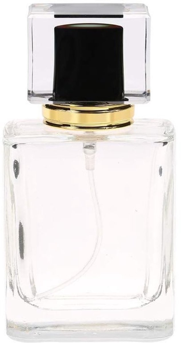 Parfum Verstuiver Navulbaar - Parfumflesje 50ml - Draagbaar - Glazen Fles - Uniek Ontwerp - Eenvoudig te Vullen - Parfumfles