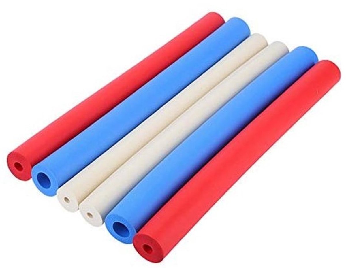 Schuimgreepslang Antislip - 6-Delige Set - Handgreep voor Gripproblemen - Ergotherapie/Fysiotherapie - Op Maat Gesneden - Duurzaam Schuimmateriaal - Gripversterker