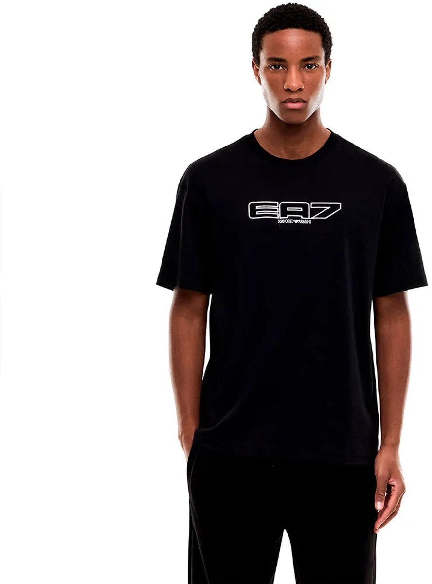 Ea7 Emporio Armani 7m002212_af10441 T-shirt Met Korte Mouwen Zwart L Man