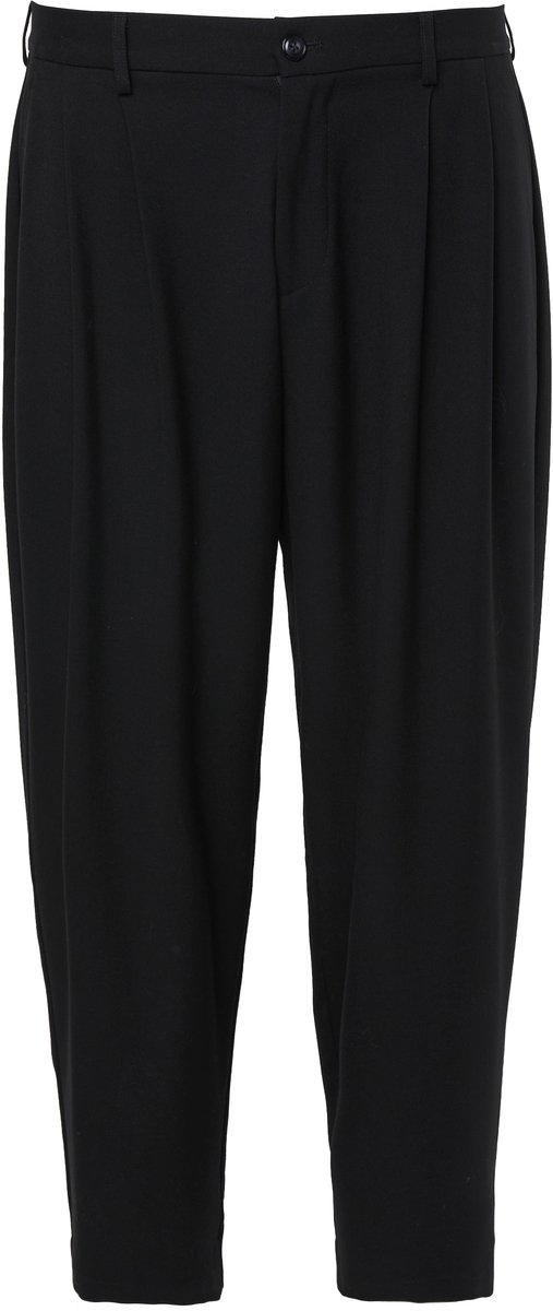 STHUGE - Heren - Broek met bandplooien business ballon fit tot maat 72 - Zwart - Maat 56