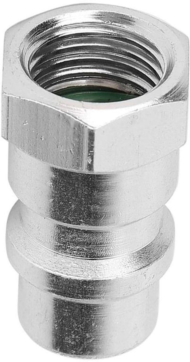 Snelkoppeling R12 R22 R502 naar R134A Conversie - Betrouwbare verbinding - Zilver - Eenvoudig te installeren - Geschikt voor aircondition...