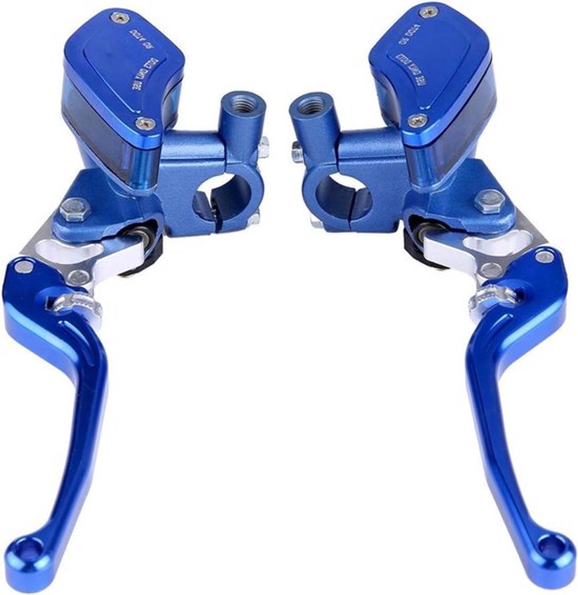 CNC 22mm Motorradbremspomp met Hydraulische Koppeling en Verstelbare Hoofdcylinder (Blauw) - Hoogwaardige Kwaliteit en Duurzaam Ontwerp