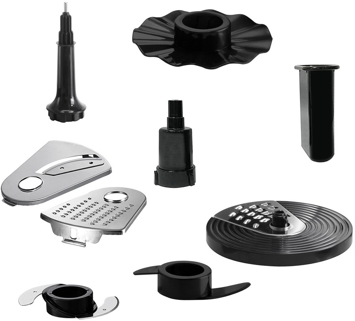 Heinner Foodprocessor met 1.2 liter Mengkom en 1.8 liter Blender - 750W - Keukenmachine Zwart thumbnail 2