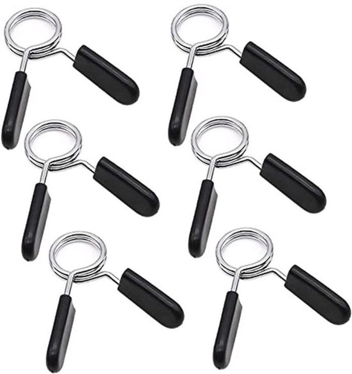 Halterklemmen voor Gewichtheffen - 6 Stuks ABS Veerklemmen