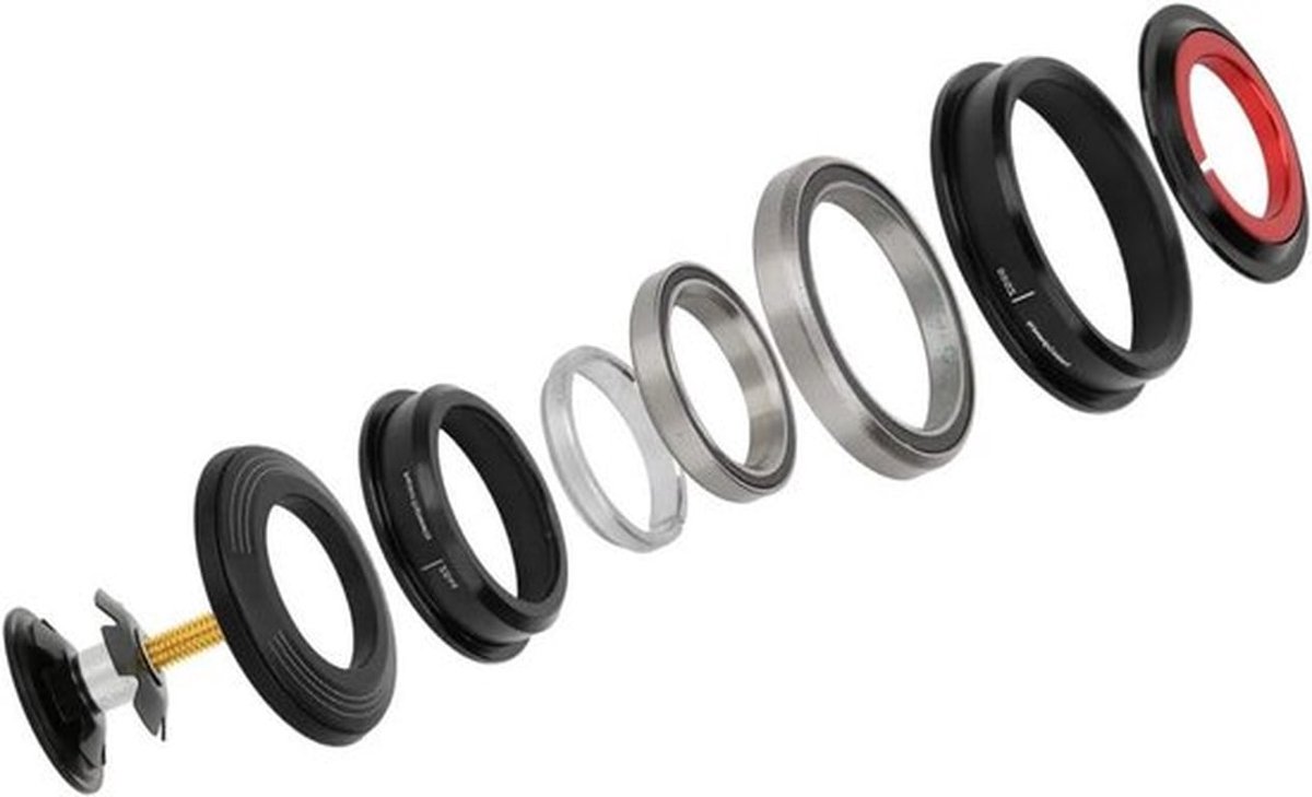 Hoogwaardige Aluminium Fiets Tapered Headset Lager voor Zs44 en Zs56 E-Bikes, Duurzaam en Lichtgewicht