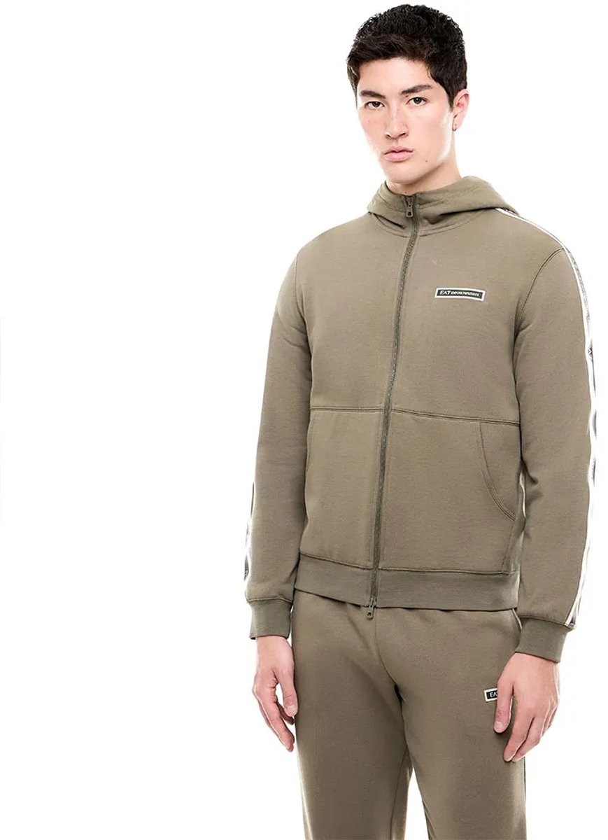Ea7 Emporio Armani 7m002197_af10377 Sweatshirt Met Rits Groen S Man