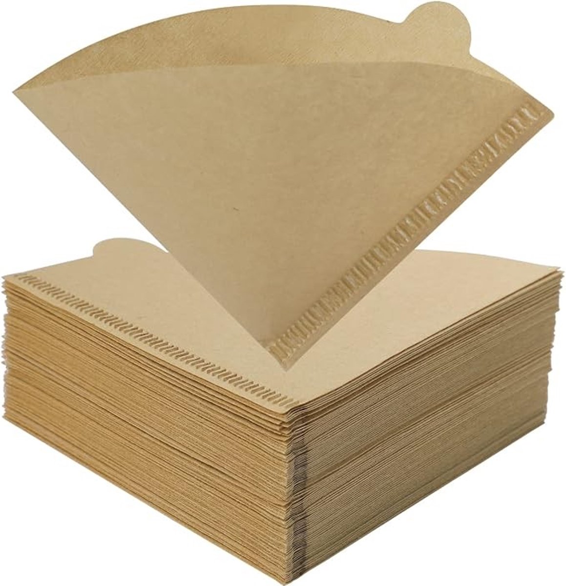 Koffiefilters maat 1 - 200 stuks - V-vormige kegel - Papieren filters voor 1-2 kopjes