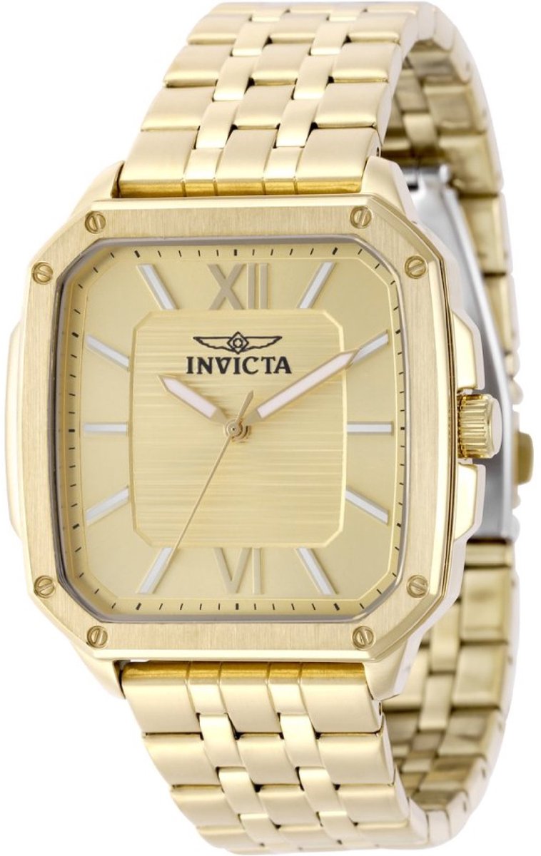 Invicta Cuadro 50358 Herenhorloge Quartz Uurwerk - 39 mm