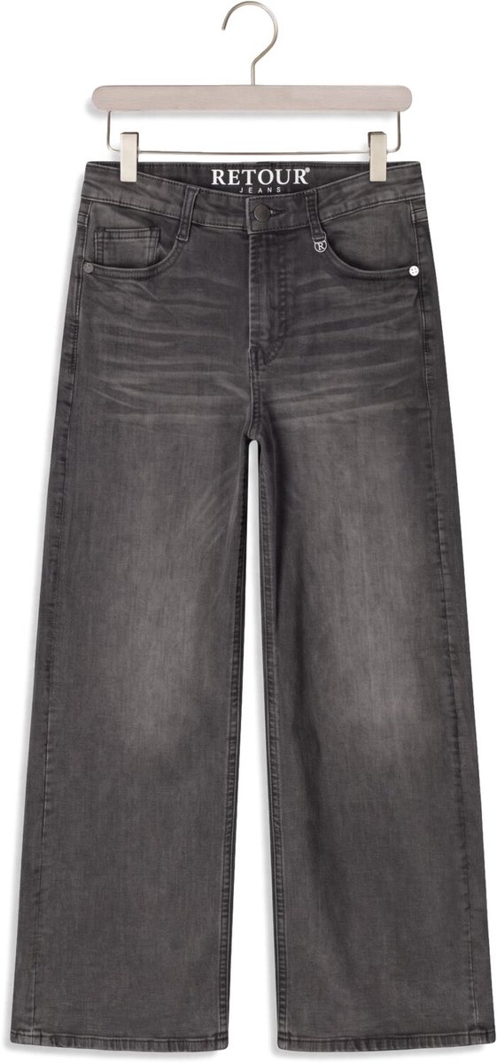 Retour Celeste Jeans Meisjes - Broek - Donkergrijs - Maat 158