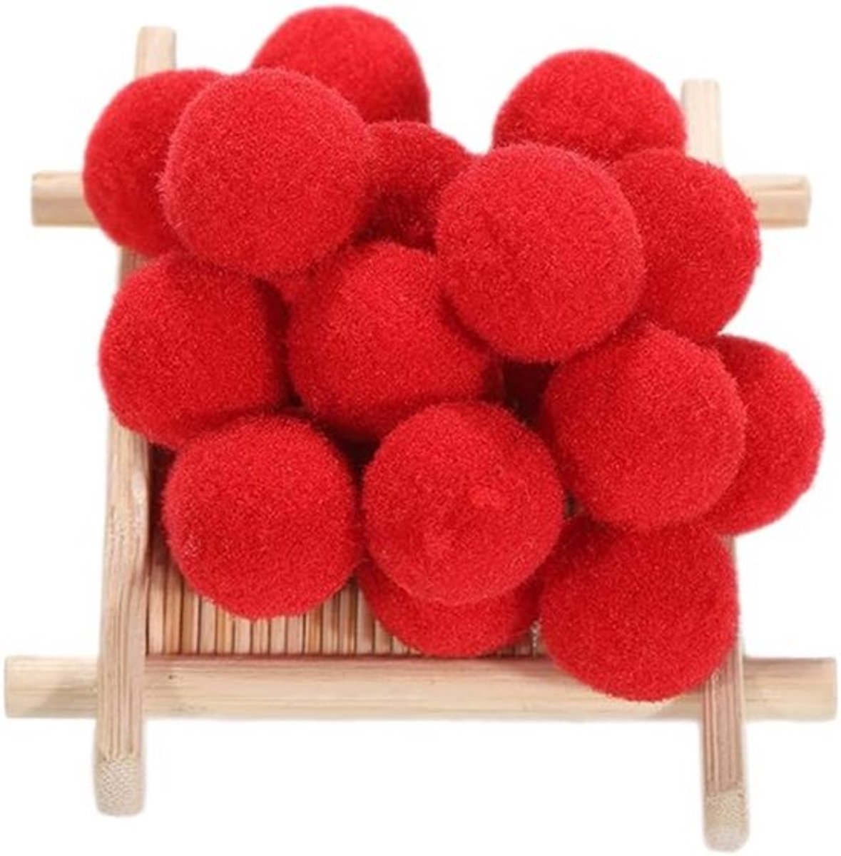 500 Stuks Mini Pompoms voor Knutselen, 10mm Fluffy Kleurige Bollen, Decoratieve Pluche Accessoires voor Creatieve Projecten en Versieringen