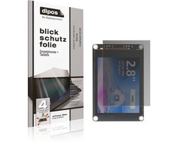dipos – Matte Privacy Screenprotector geschikt voor Elecrow CrowPanel 2.8 Zoll | Anti-Spy Beschermfolie