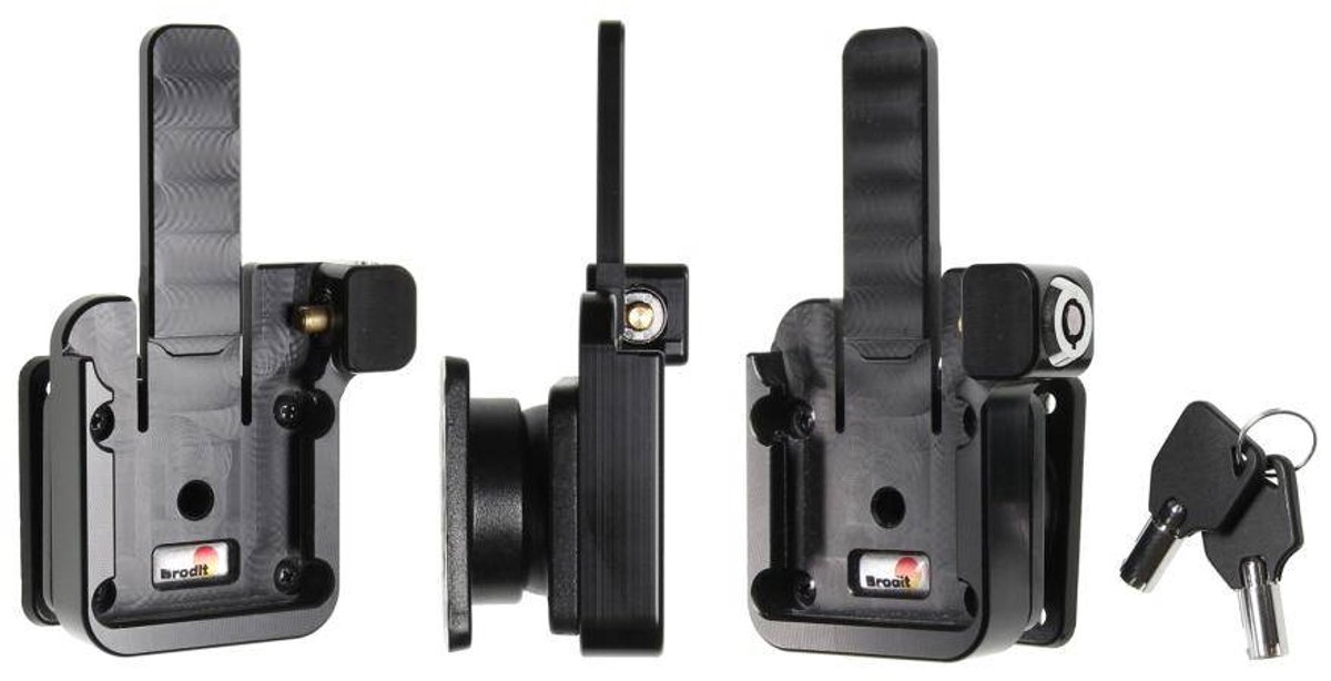 MultiMoveClip Long, with lock/key, with tilt-swivel