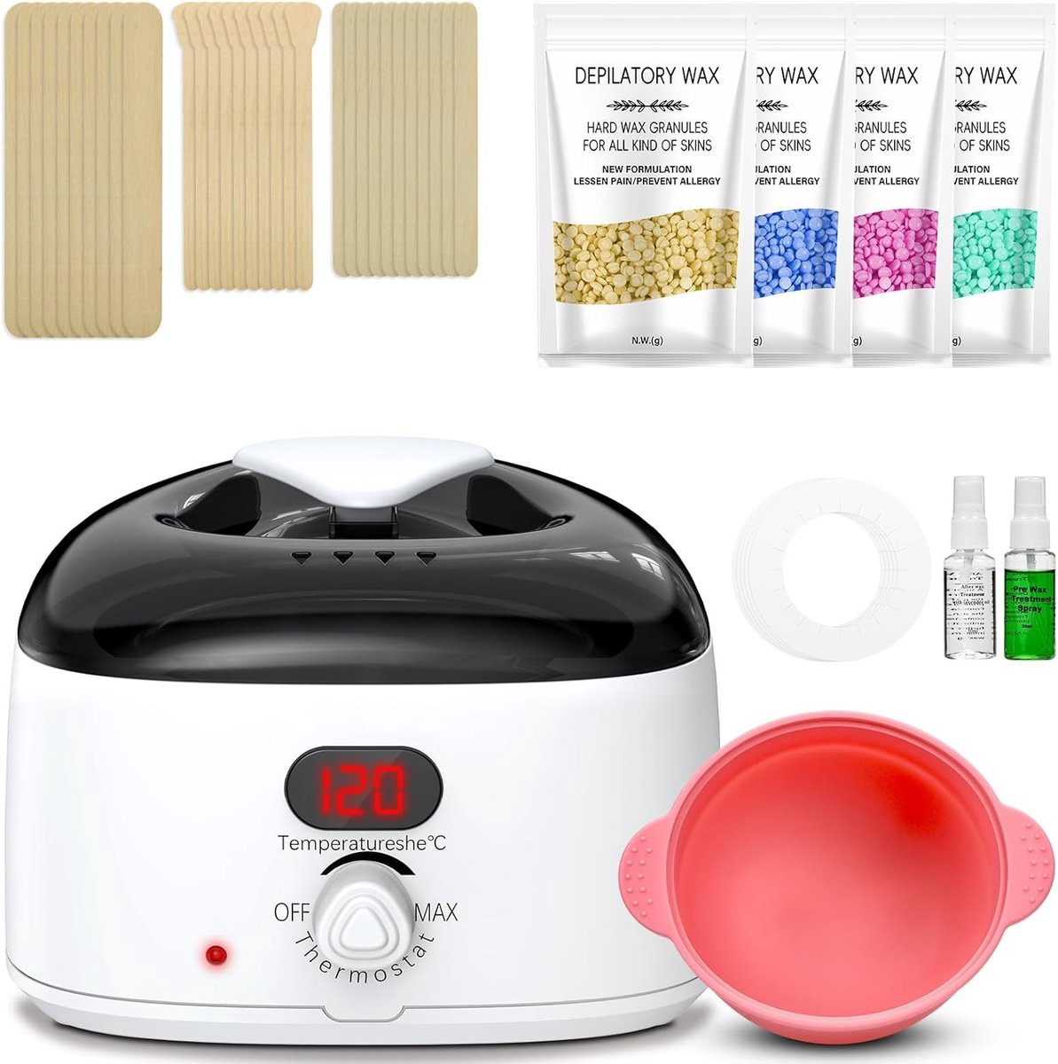 Waxapparaat - Waxmachine-X500 - Professioneel met Temperatuurregeling - Voor Dames en Heren