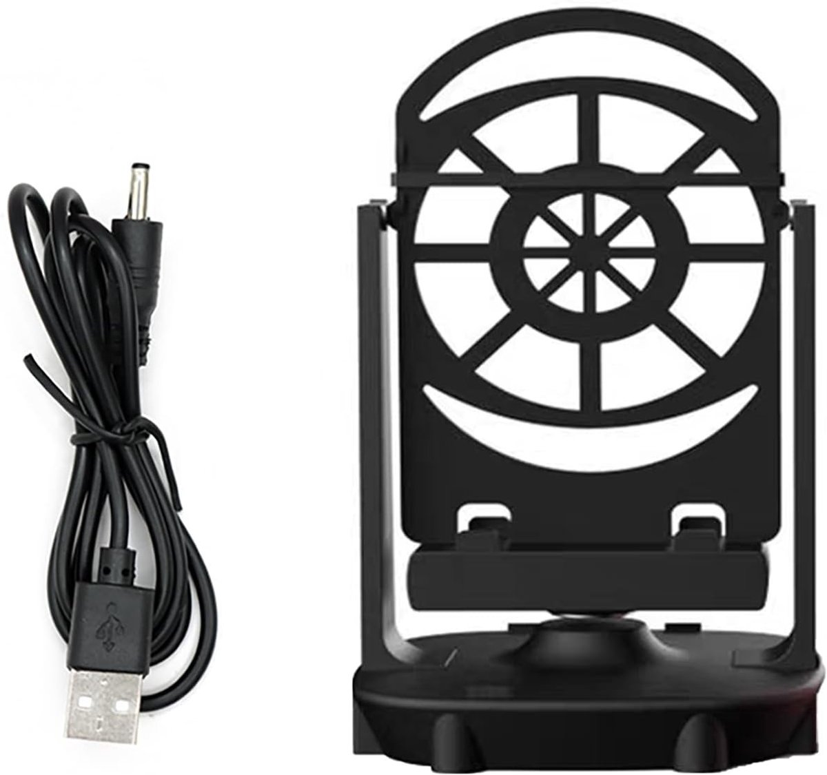 Stappenteller - Zwart - Compact - USB-voeding - Voor Smartphones tot 7,2 Inch