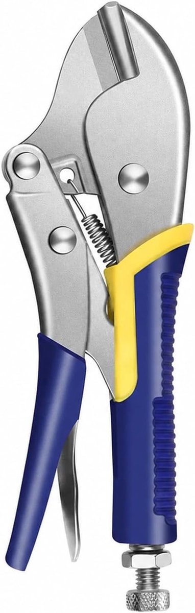 Vergrendelbare Tang met Rechte Bek van C45 Staal, 7 mm voor Koperleidingen en Mechanisch Werk