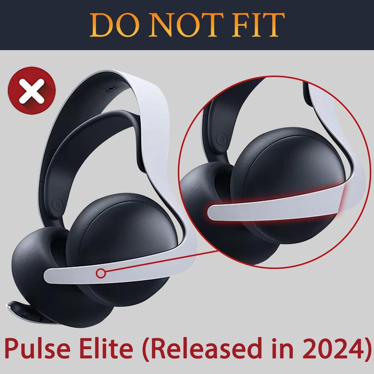 Vervangende Cooling Gel Oorkussens voor Playstation 5 Pulse PS5 3D Draadloze Headset met Geluiddemping en Comfortabele Pasvorm, Tiger Stripes Design