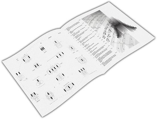 Gedrukt document met de titel 'Piano' en een zwarte, lineaire grafiek. Tekst in het Engels.