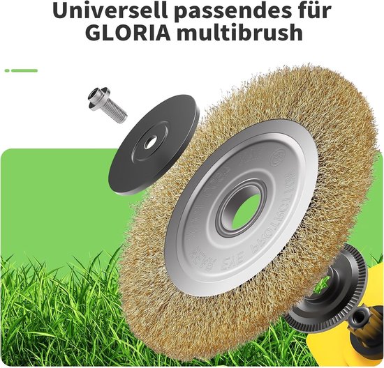 Voegborstel - 16 mm - 110 mm - Vervangingsborstel voor Onkruidverwijdering - Voor Diverse Tuinapparaten — afbeelding 4