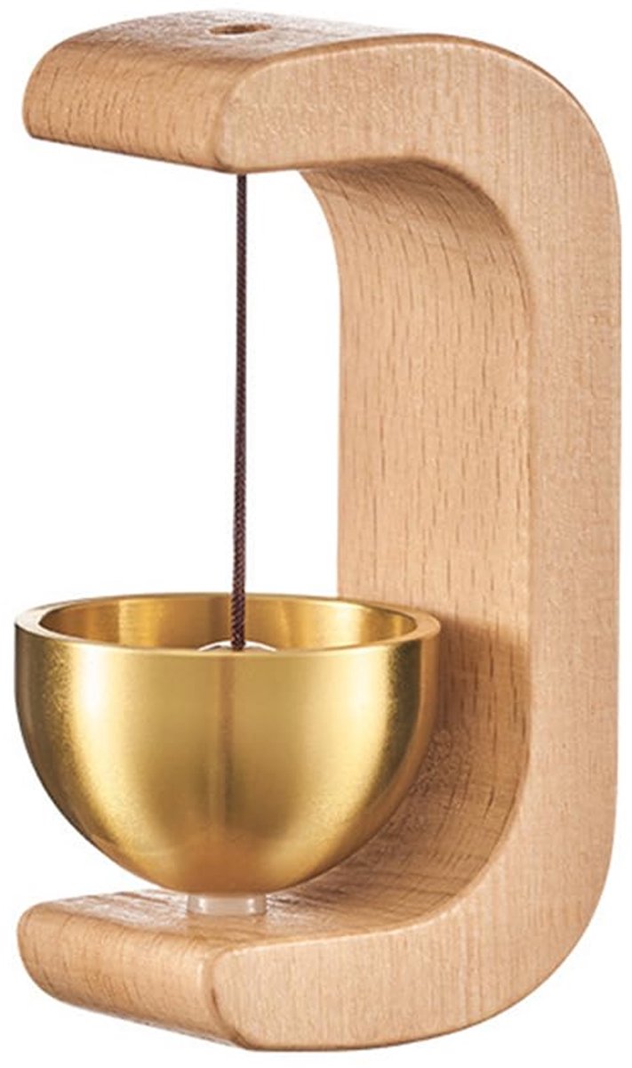 Houten Deurbellen met Magnetisch Ontwerp en Messing Klank