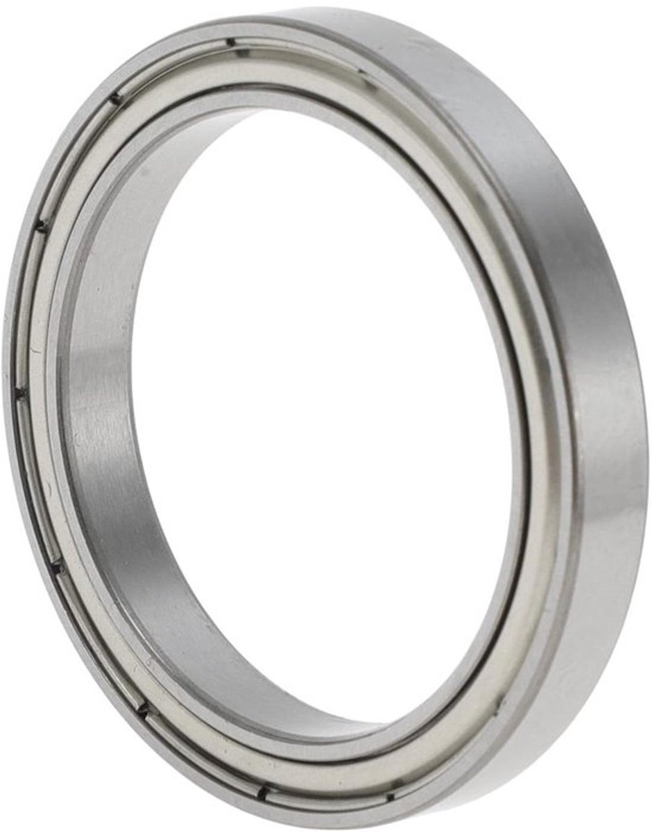 Diepe Groef Kogellagers 40x52x7mm Zilveren Kleur Geschikt voor Scooter en Skateboard - P4 Gesmeerde Lagers met Dubbele Metalen Afdichting