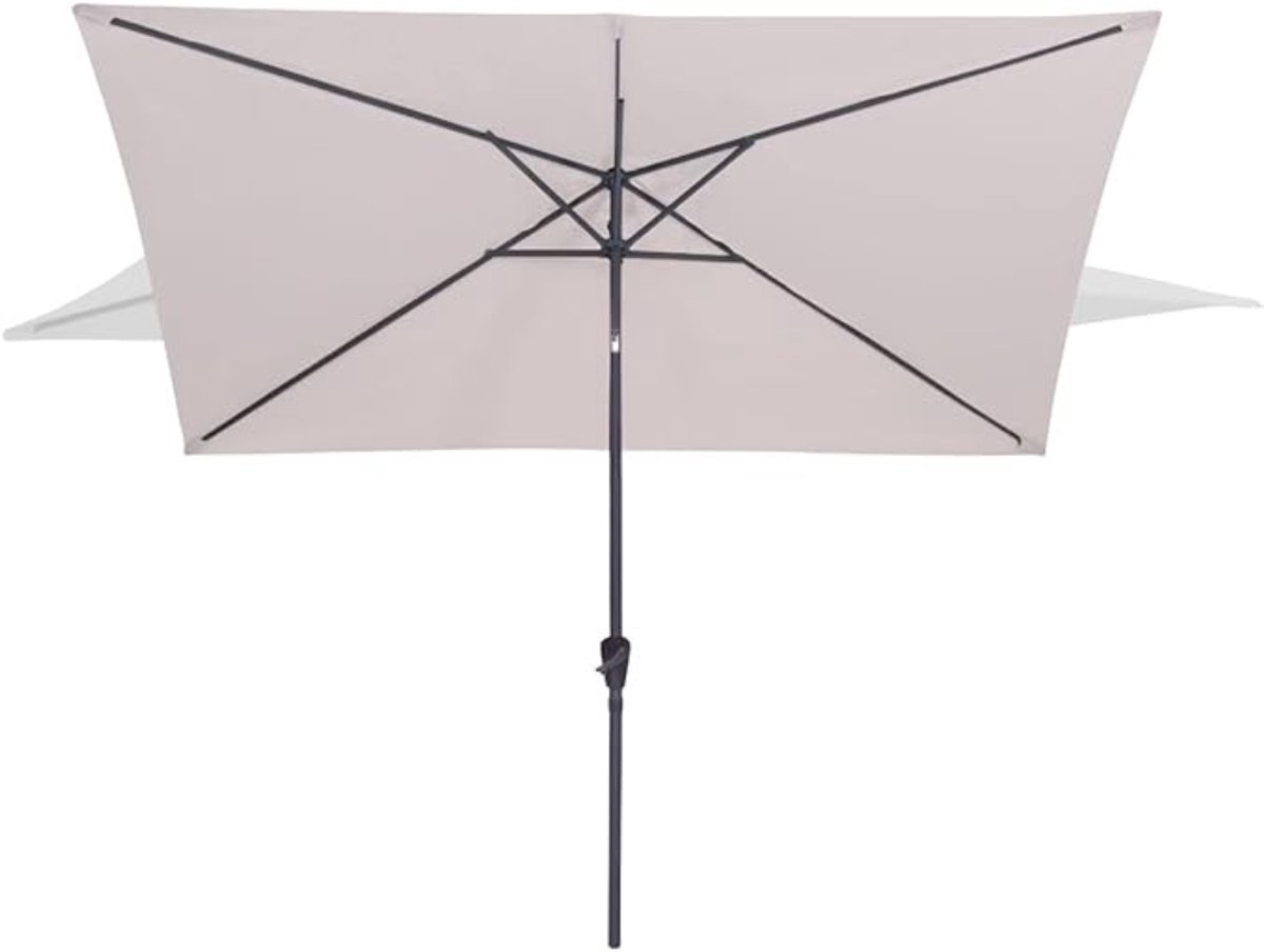 Parasol - Parasol met Voet - Zweefparasol - Roze - 300cm x 300cm x 258cm – foto 5