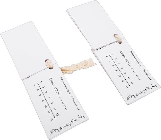 Naaiboek Steekgids - Creatieve Patronen - Huisreparaties Knutselen - Compact Boekontwerp - 17 x 15 x 4 cm - Diverse — afbeelding 3