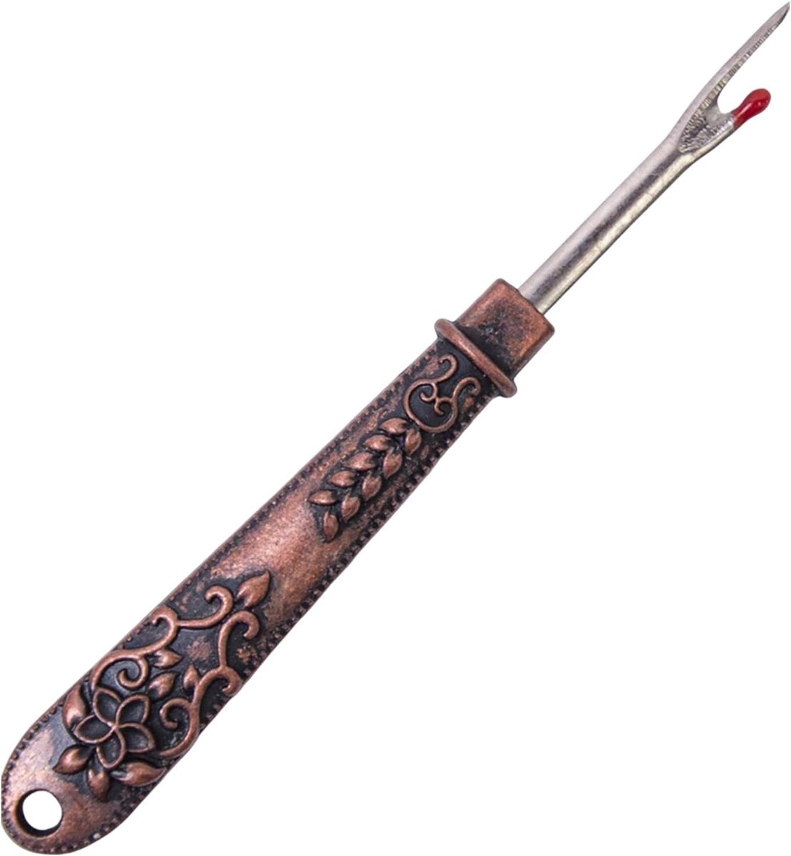 Metalen Ontstopper - Draadverwijderaar - Handwerken - Ergonomische Handgreep - 11 x 7 cm - Vintage
