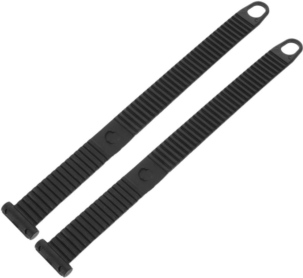 Fiets Bevestigingsbanden - Rubberen Spanbanden - Fietsen Vastzetten - Duurzaam Rubber Materiaal - 26.8 cm Lengte - Zwart