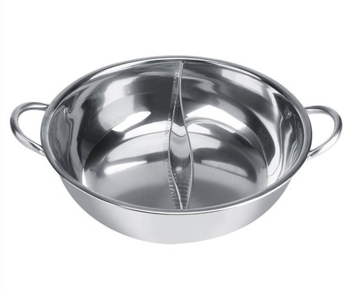 Chinese hot pot - twee kamer pot 30cm - Shopcentral